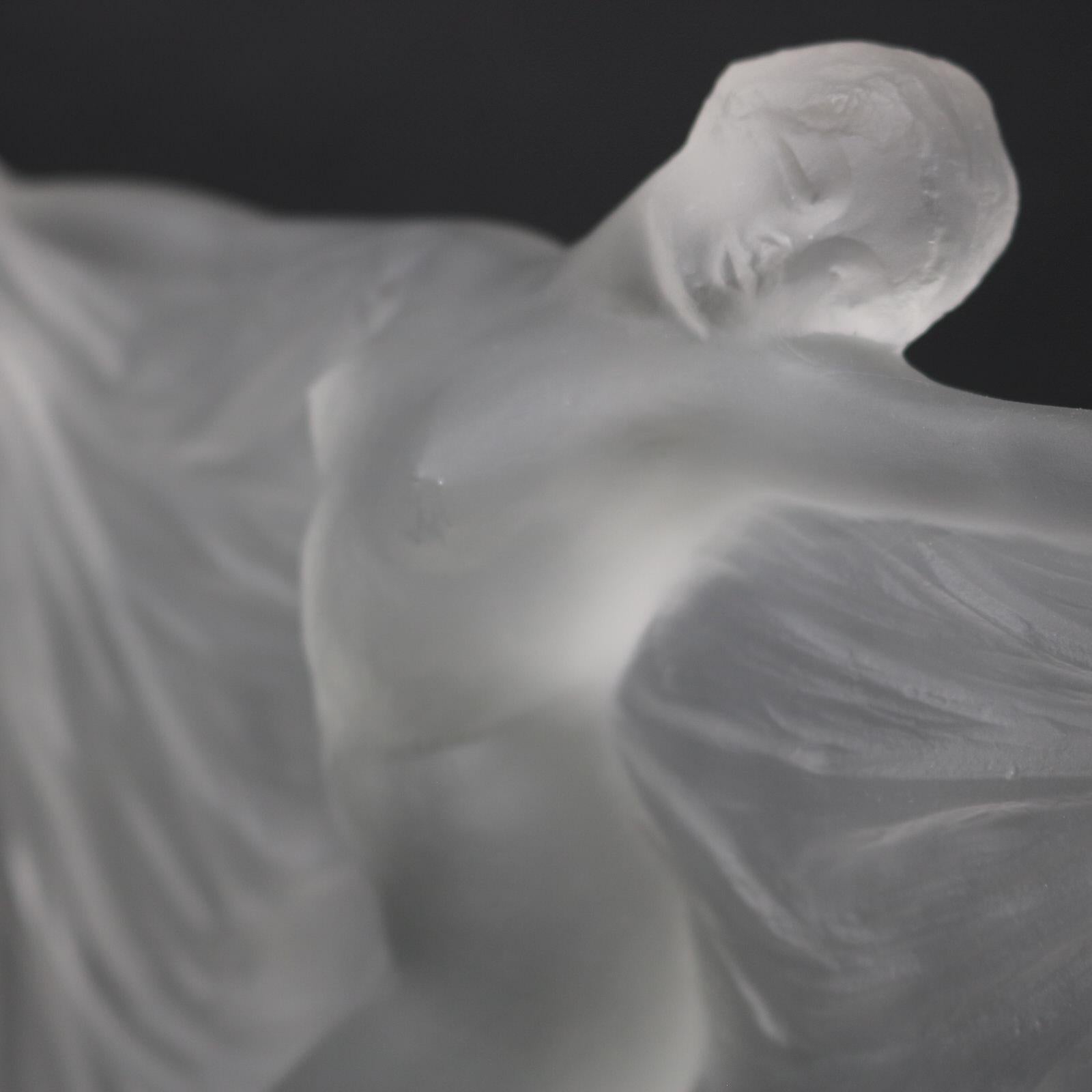 Rene Lalique Frosted Glass 'Thais' Statuette 2