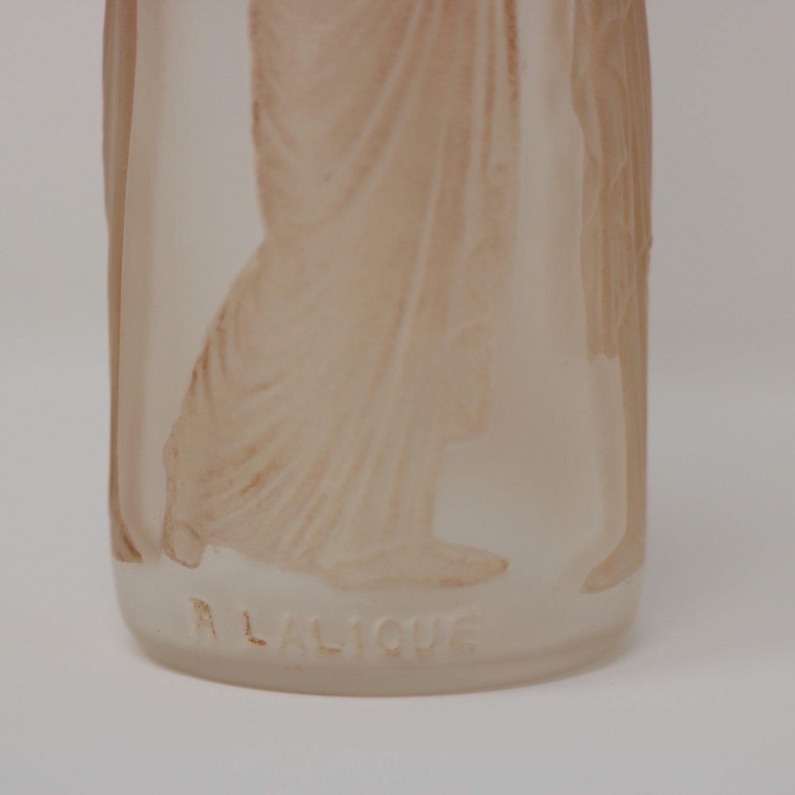 Rene Lalique Glass Ambre Antique Perfume Bottle in vendita 2