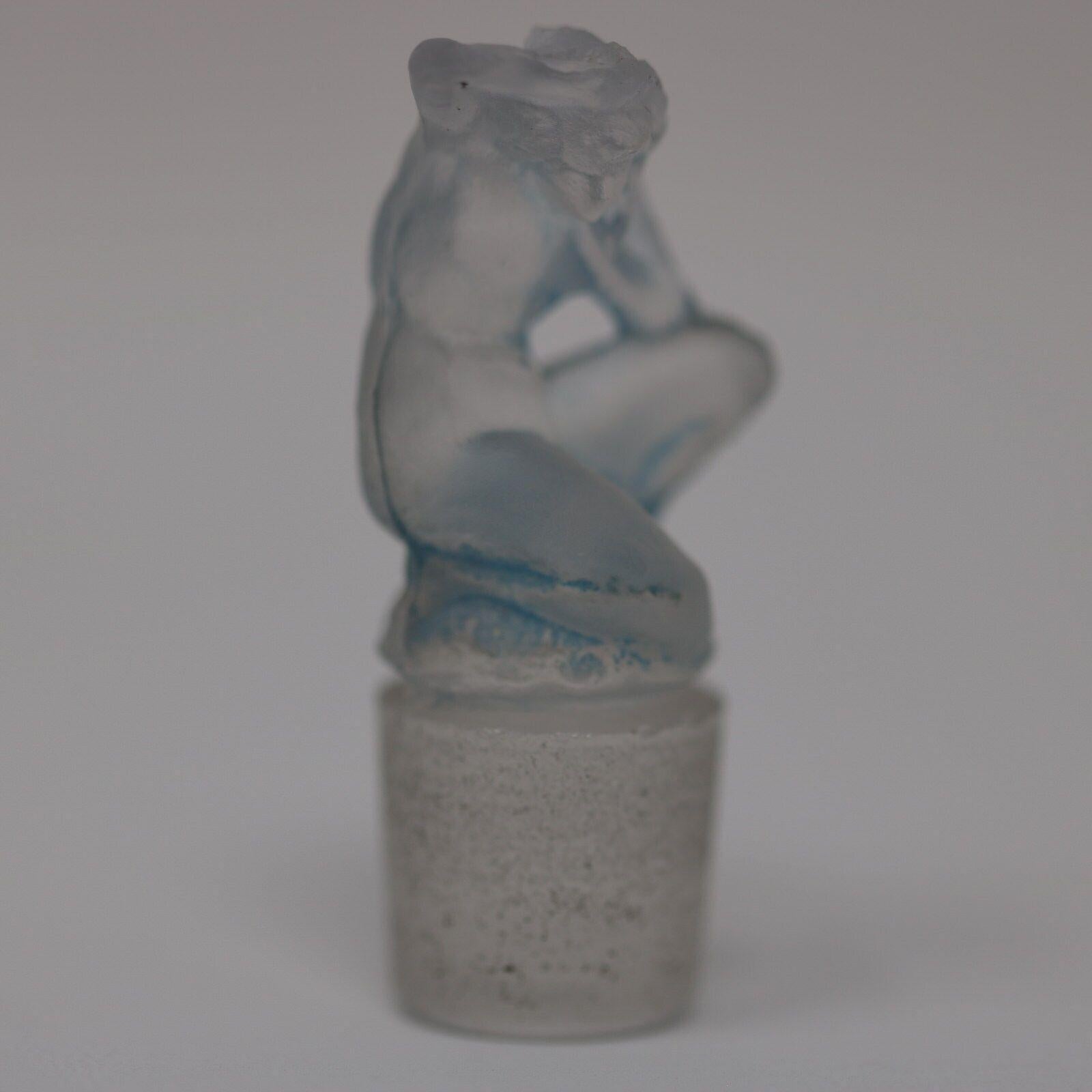 Rene Lalique Glass Amphitrite Perfume Bottle For Sale at 1stDibs