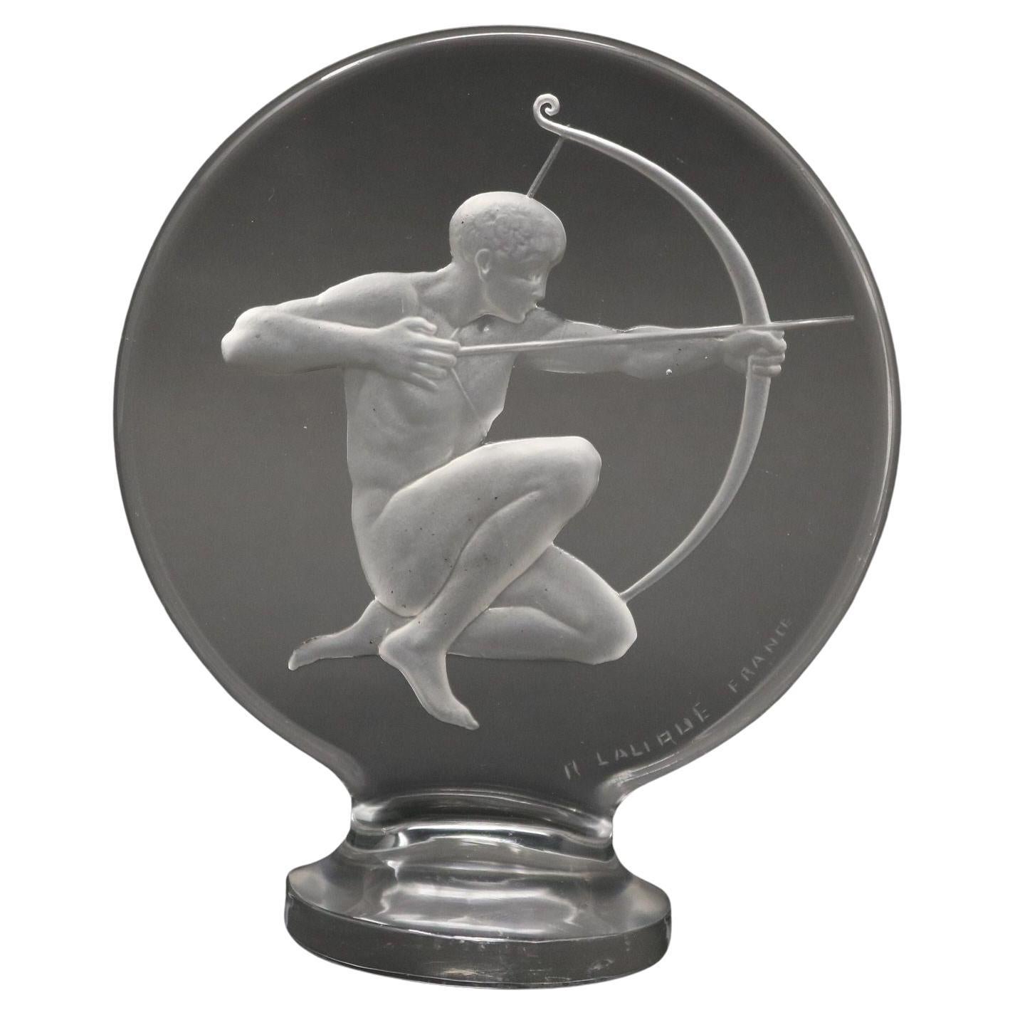 Rene Lalique Glass Archer Car Mascot