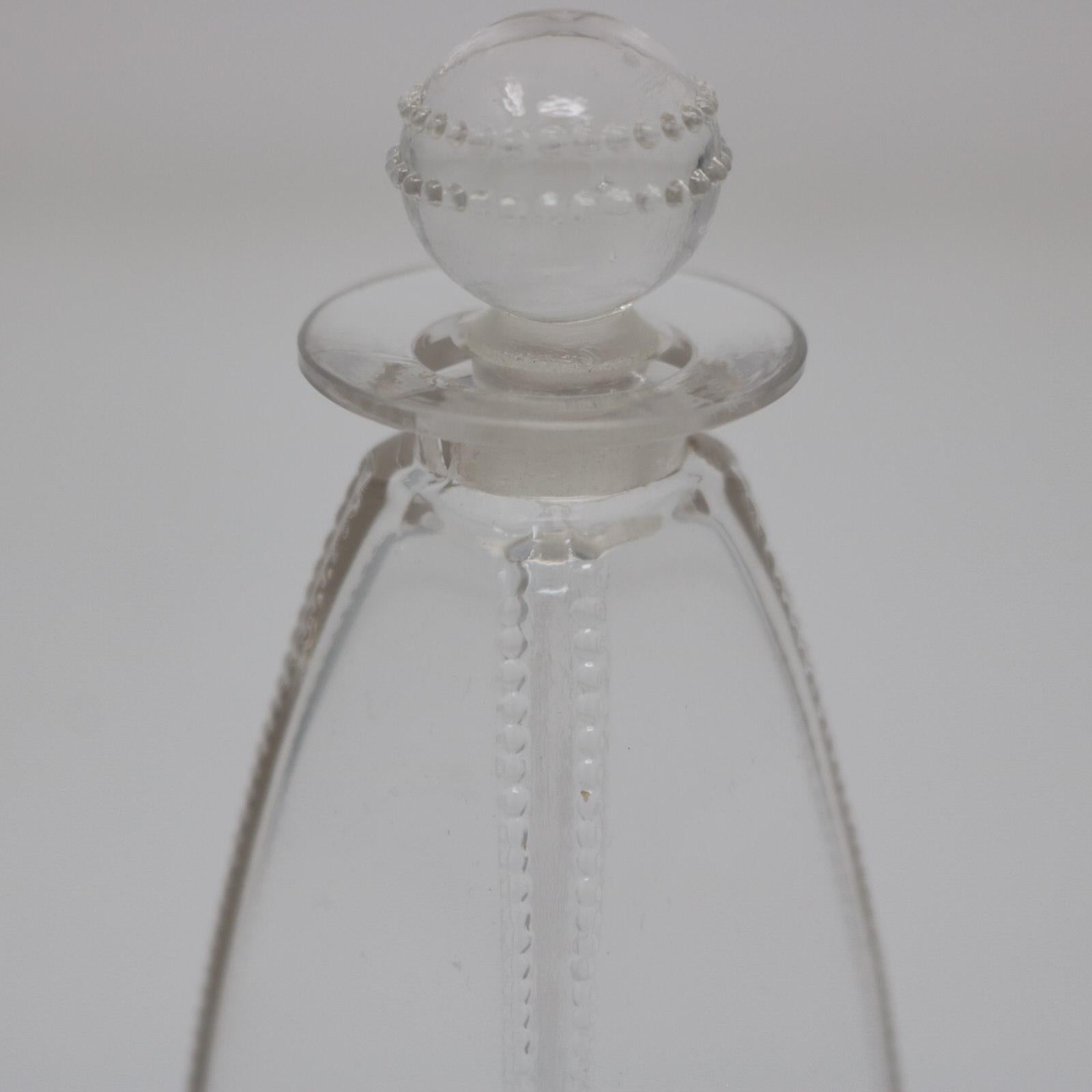 Rene Lalique Glass Arys 'Rien Que Du Bonheur' Perfume Bottle For Sale 4