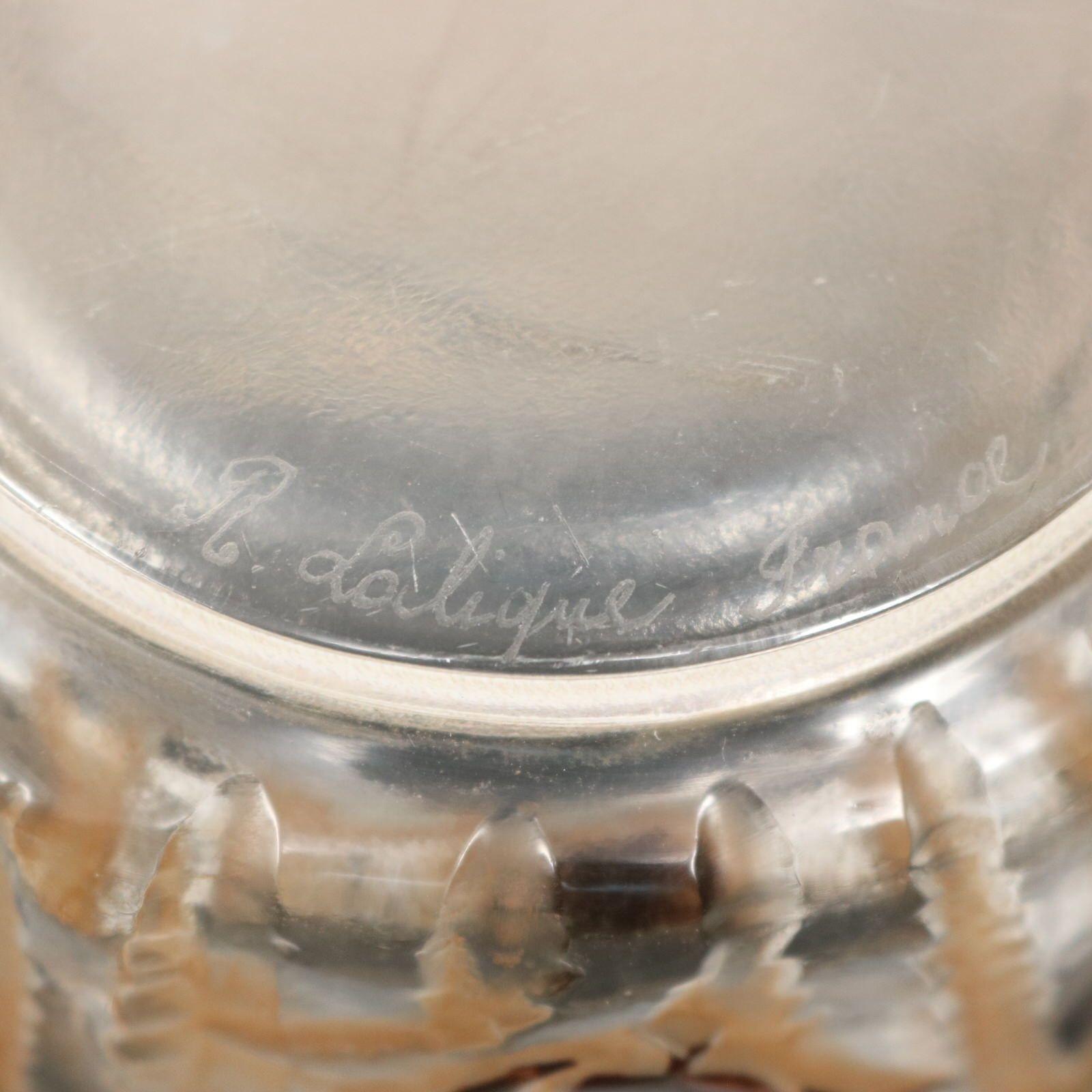 Vaso Borneo in vetro di Rene Lalique in vendita 3