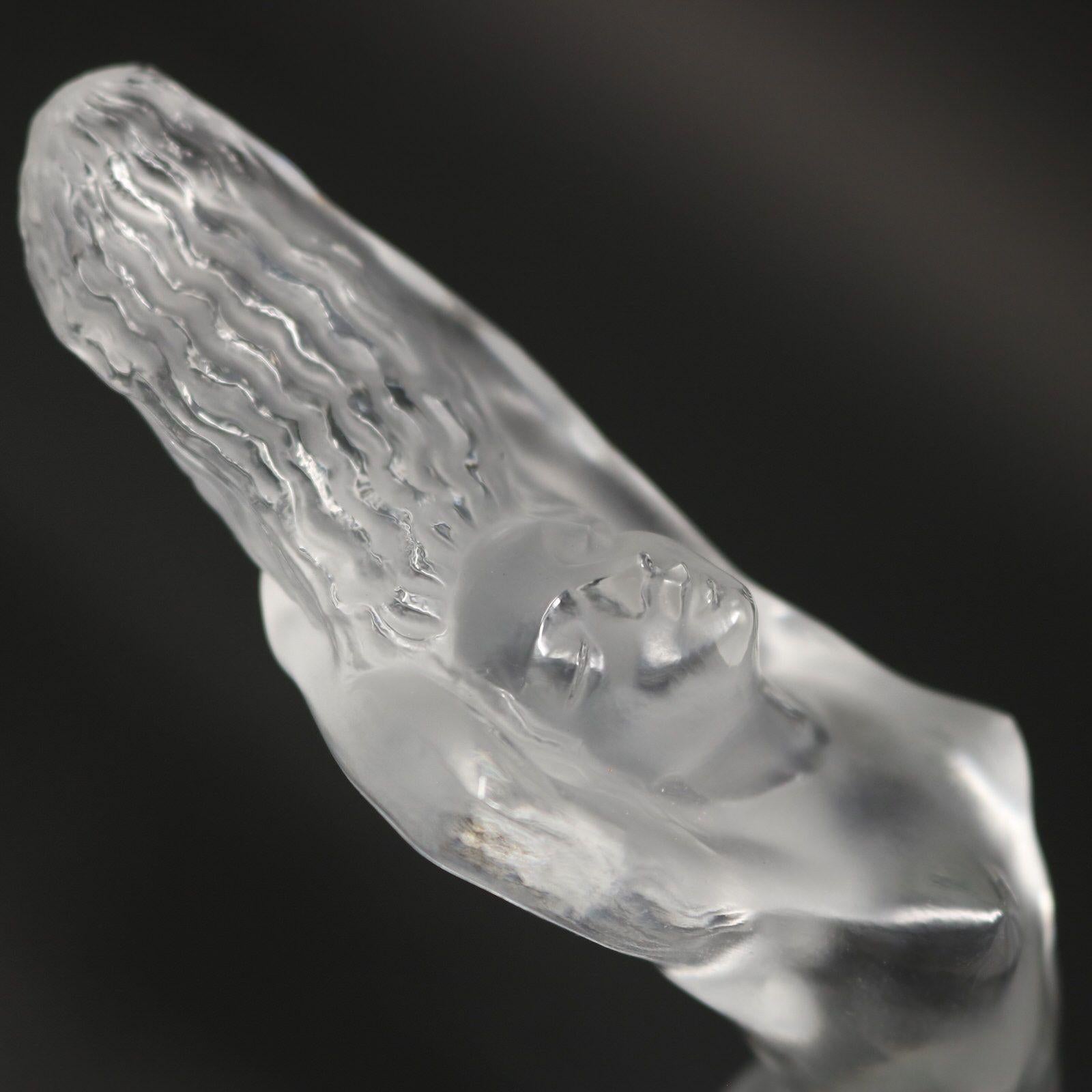 Rene Lalique Mascota de Cristal Chrysis Car en venta 6