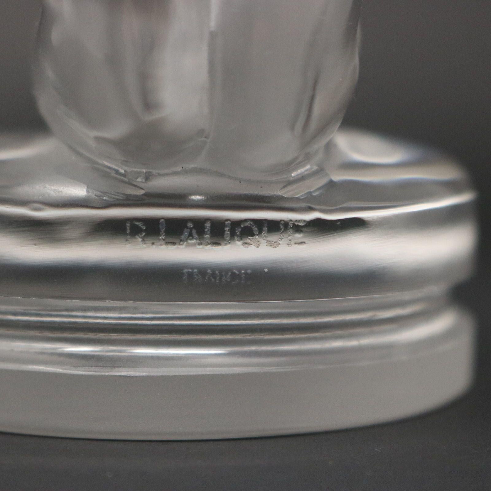 Rene Lalique Glass Chrysis Car Mascot 5