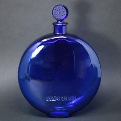 Rene Lalique Glass 'Dans La Nuit' Blue Perfume Bottle