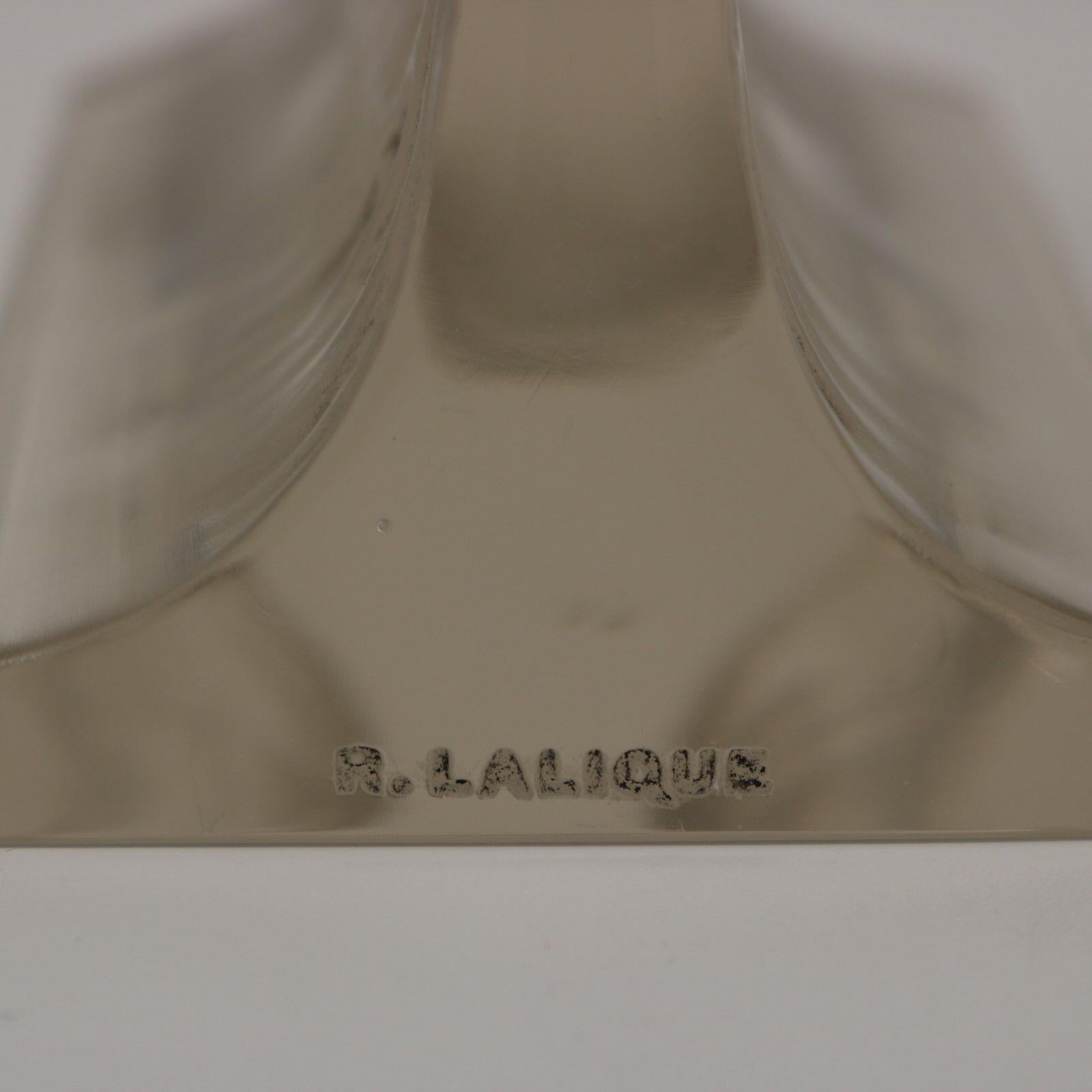 Rene Lalique Glas ''Deux Aigles'' Briefbeschwerer im Angebot 5