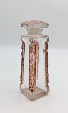 René Lalique, flacon de parfum en verre "Ambre D'Orsay".