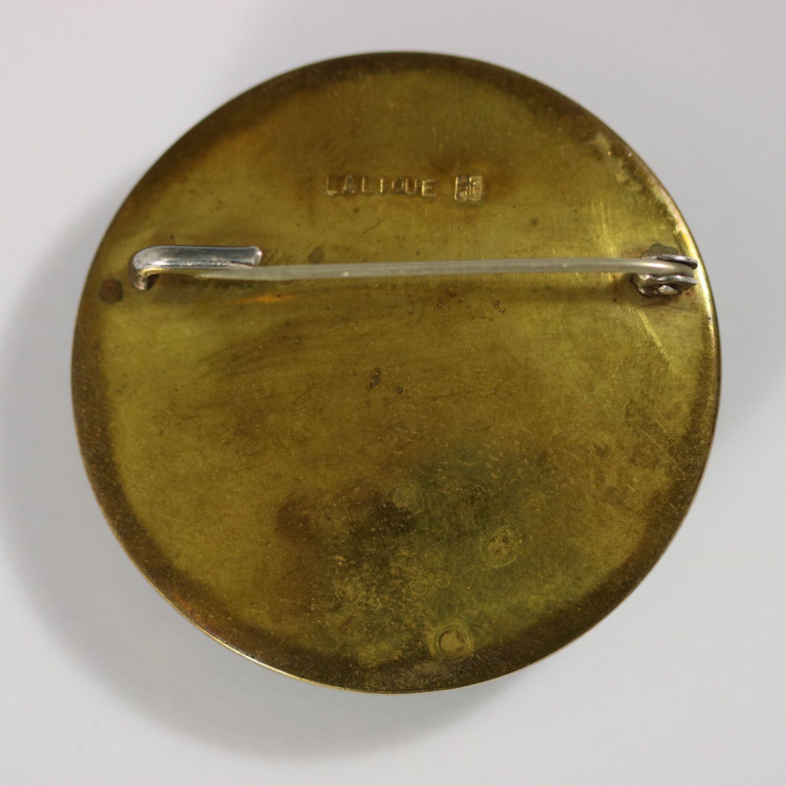 Spilla Grenouilles (rane) in vetro di Rene Lalique in vendita 1