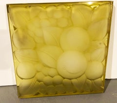 Pannello di vetro "Fruits" di Rene Lalique