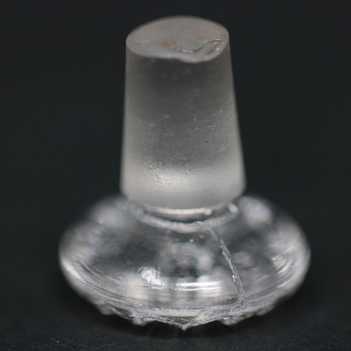 René Lalique Glass Pavots D'Argent Perfume Bottle 1