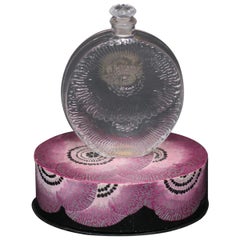René Lalique Glass Pavots D'Argent Perfume Bottle