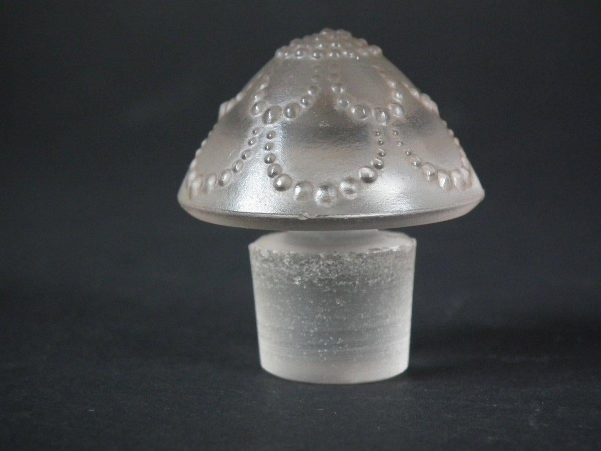 René Lalique Glass 'Perles No.3' Perfume Bottle In Good Condition In Chelmsford, Essex
