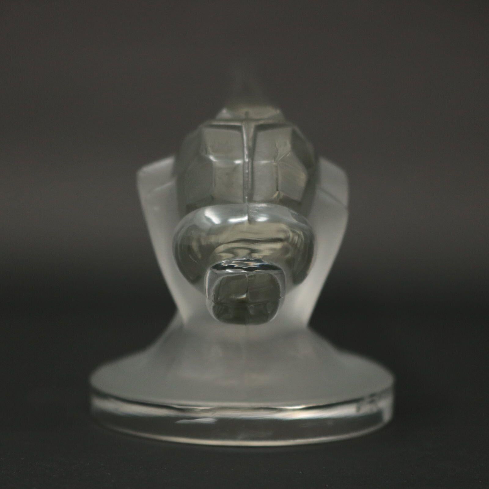 Rene Lalique Glass 'Petite Libellule' Car Mascot 3