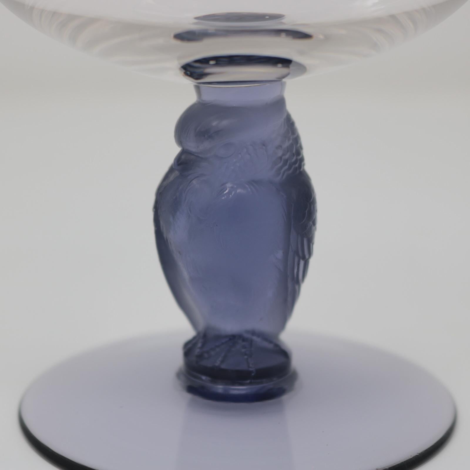 Champagnerglas „Rapace“ aus Glas von Rene Lalique im Angebot 4