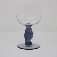 Rene Lalique Glass 'Rapace' Drinking Glass