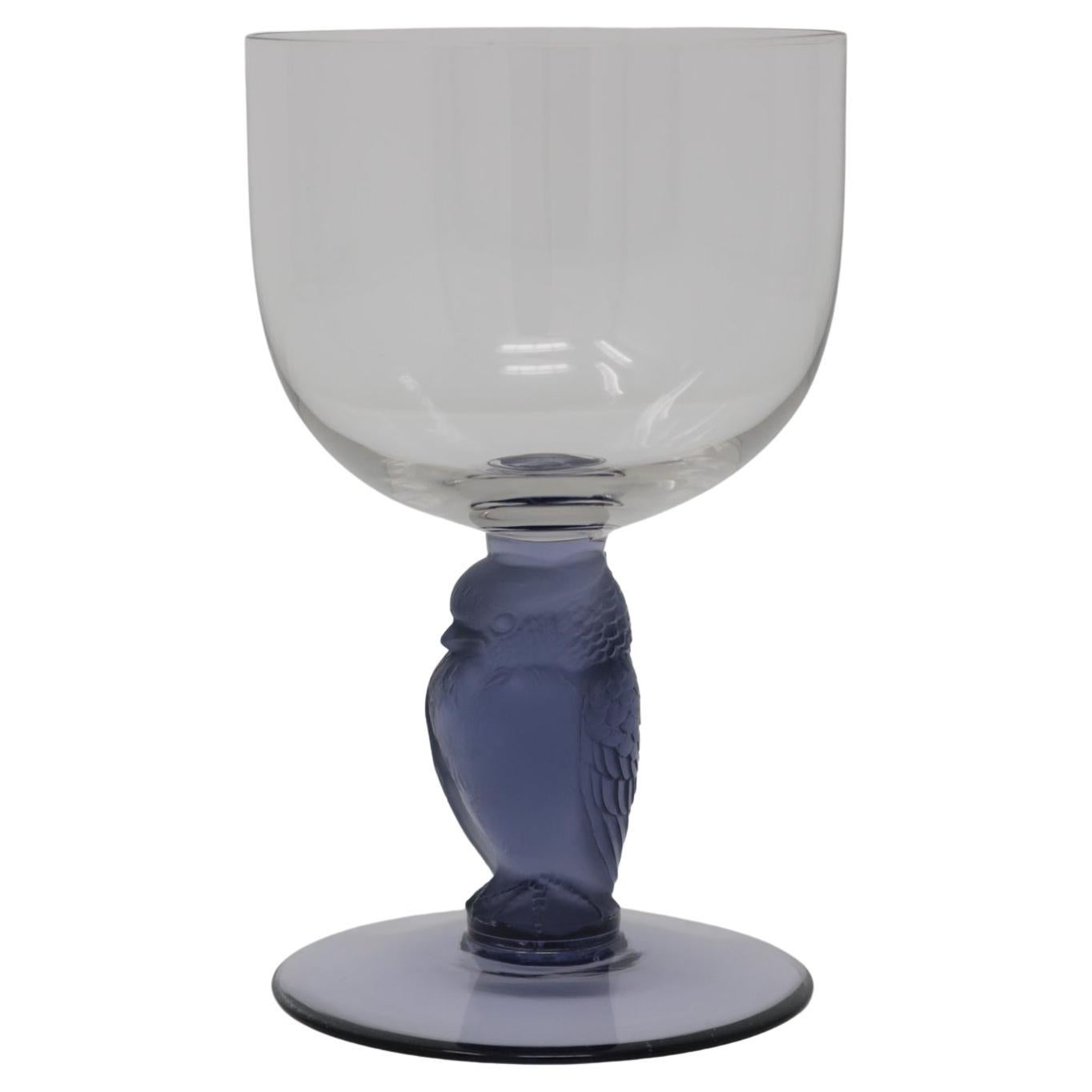 „Rapace“-Getränkeglas aus Lalique-Glas