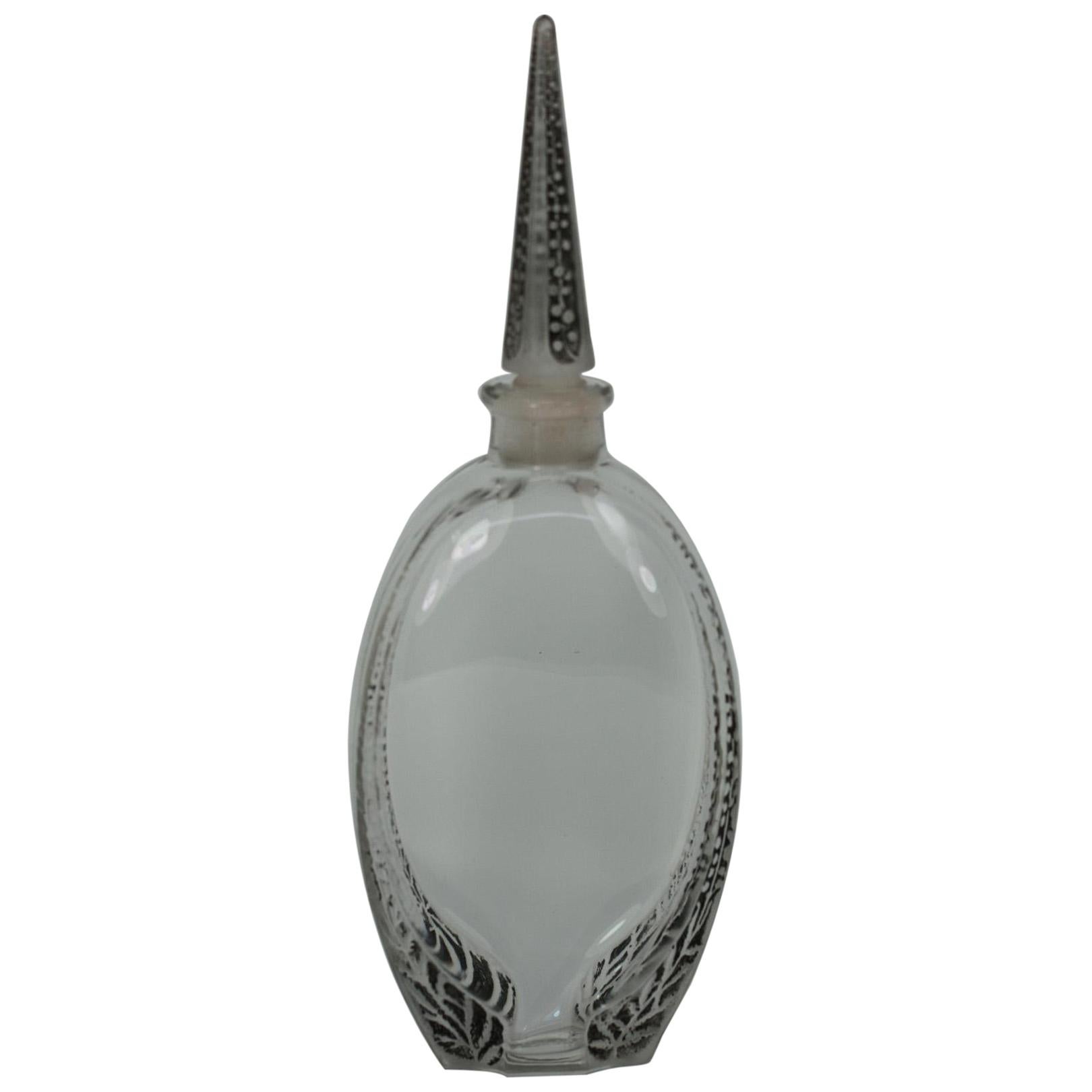René Lalique Glass Renaud Perfume Bottle