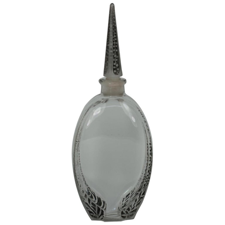 René Lalique Glass Renaud Perfume Bottle For Sale at 1stDibs