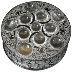 Rene Lalique Glass 'Roger' Box, Art nouveau