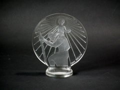 Rene Lalique Glass 'Saint-Christophe' Car Mascot