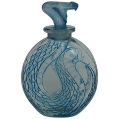 Rene Lalique Glass 'Serpent' Perfume Bottle
