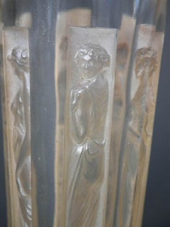 René Lalique Glass 'Six Figurine' Shot Glasses 'Two'