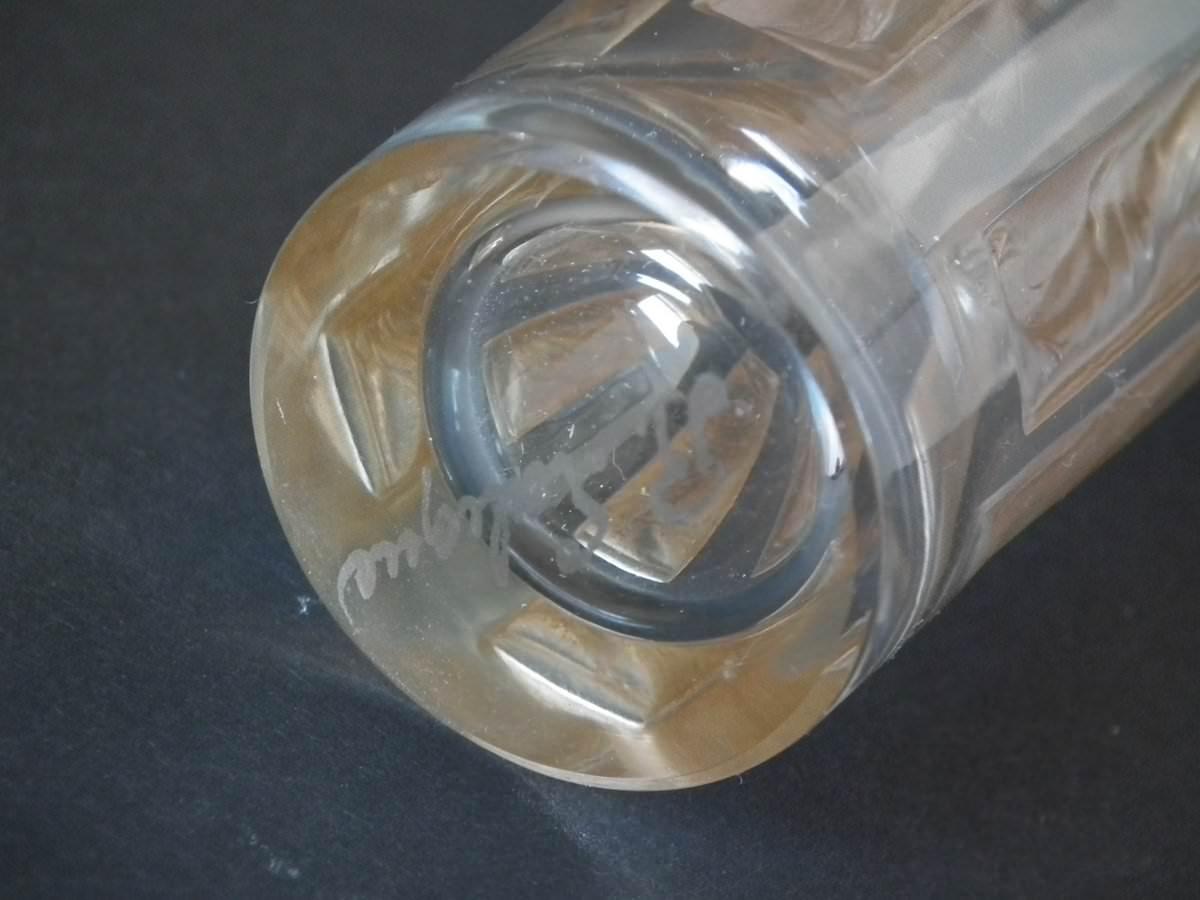 René Lalique Glass 'Six Figurine' Shot Glasses 'Two' In Good Condition In Chelmsford, Essex