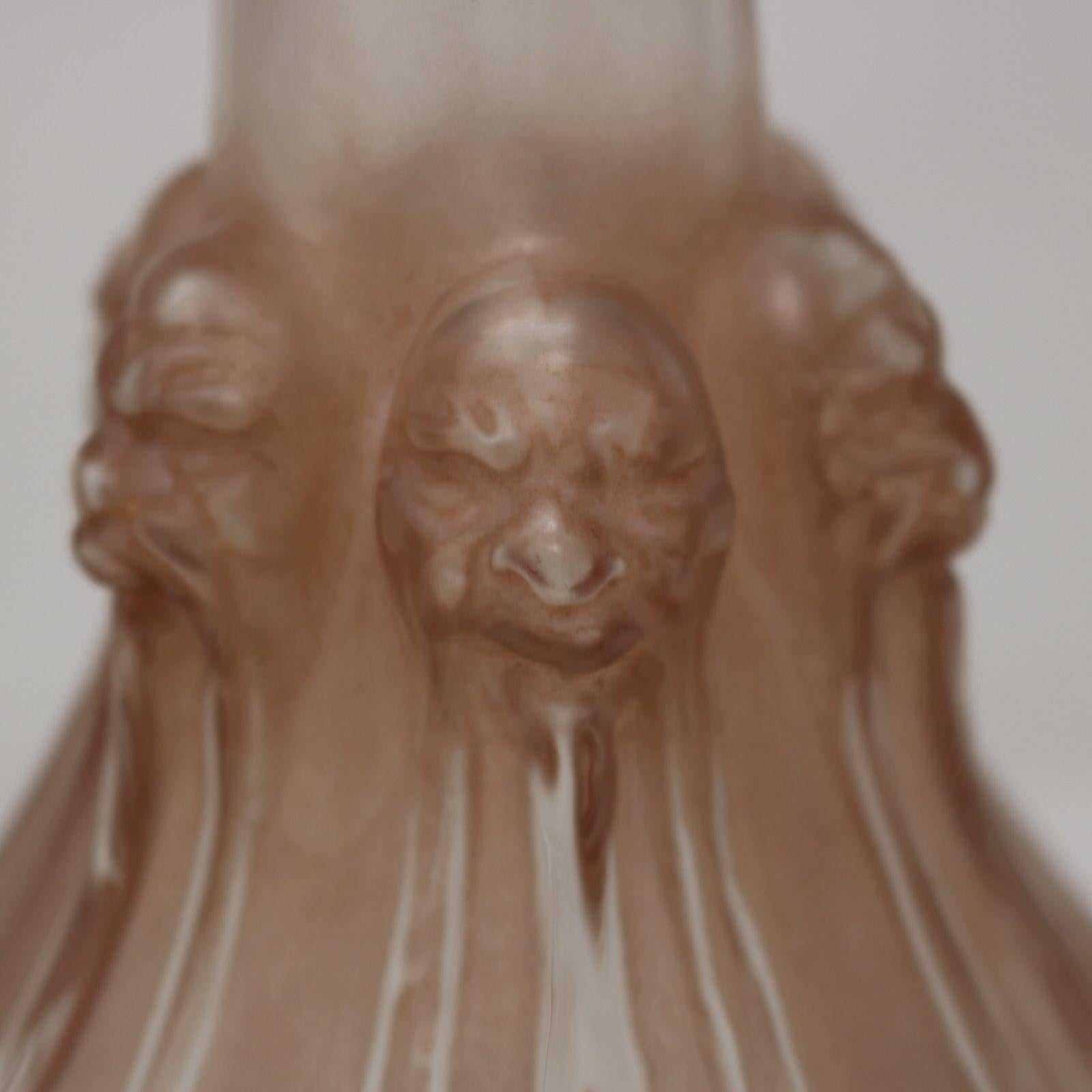 Dekanter „Six Tetes“ aus Glas von Rene Lalique „Six Tetes“ im Angebot 6