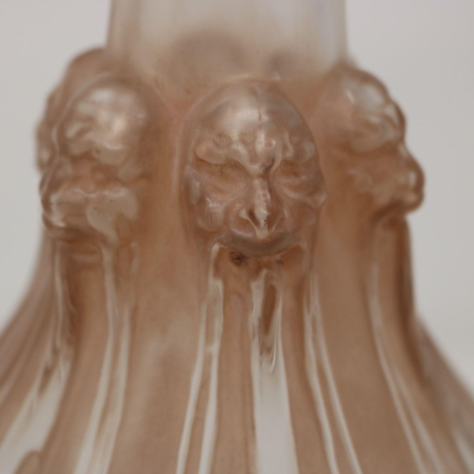 Dekanter „Six Tetes“ aus Glas von Rene Lalique „Six Tetes“ im Angebot 8