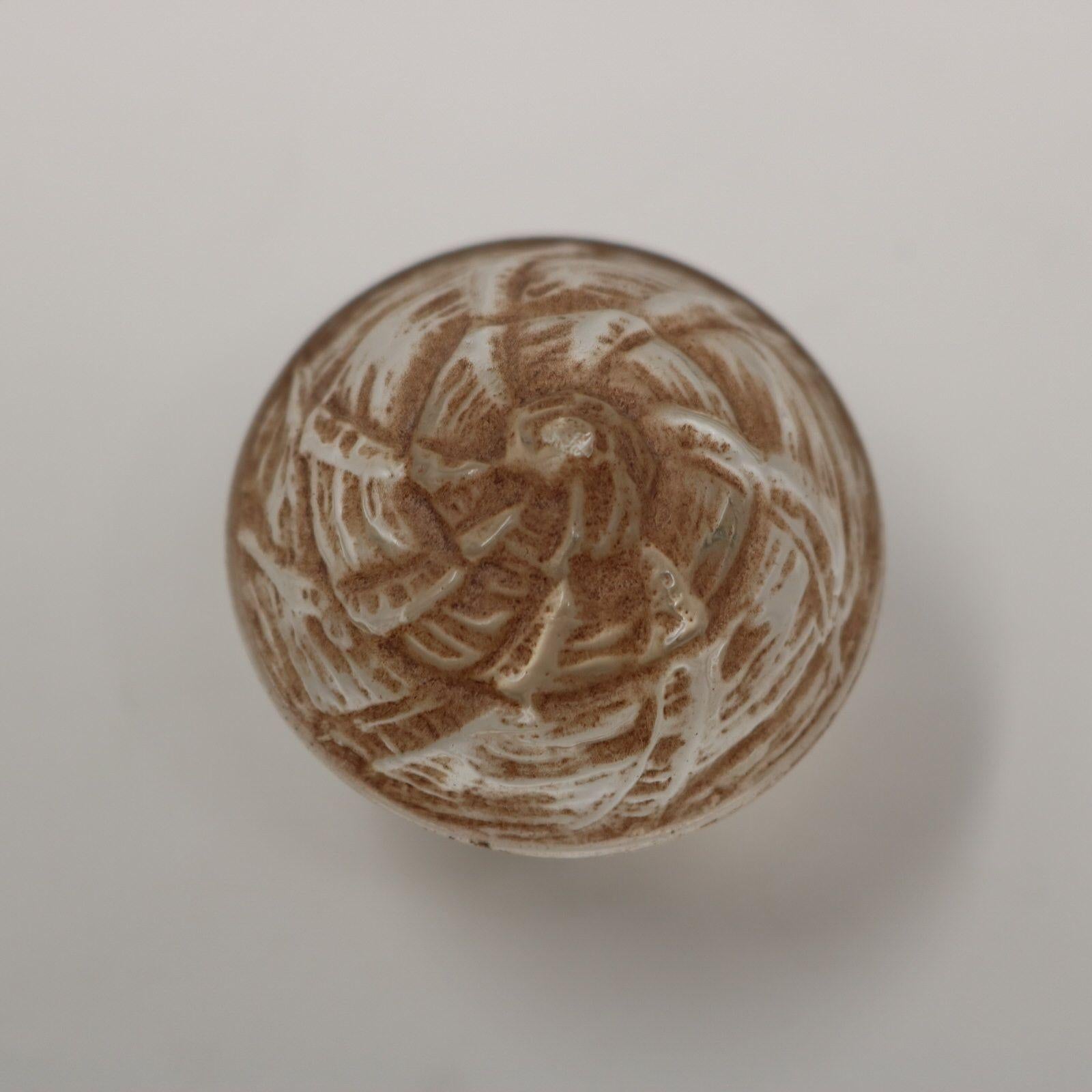Dekanter „Six Tetes“ aus Glas von Rene Lalique „Six Tetes“ im Angebot 11