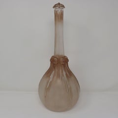 Rene Lalique Glass 'Six Tetes' Decanter