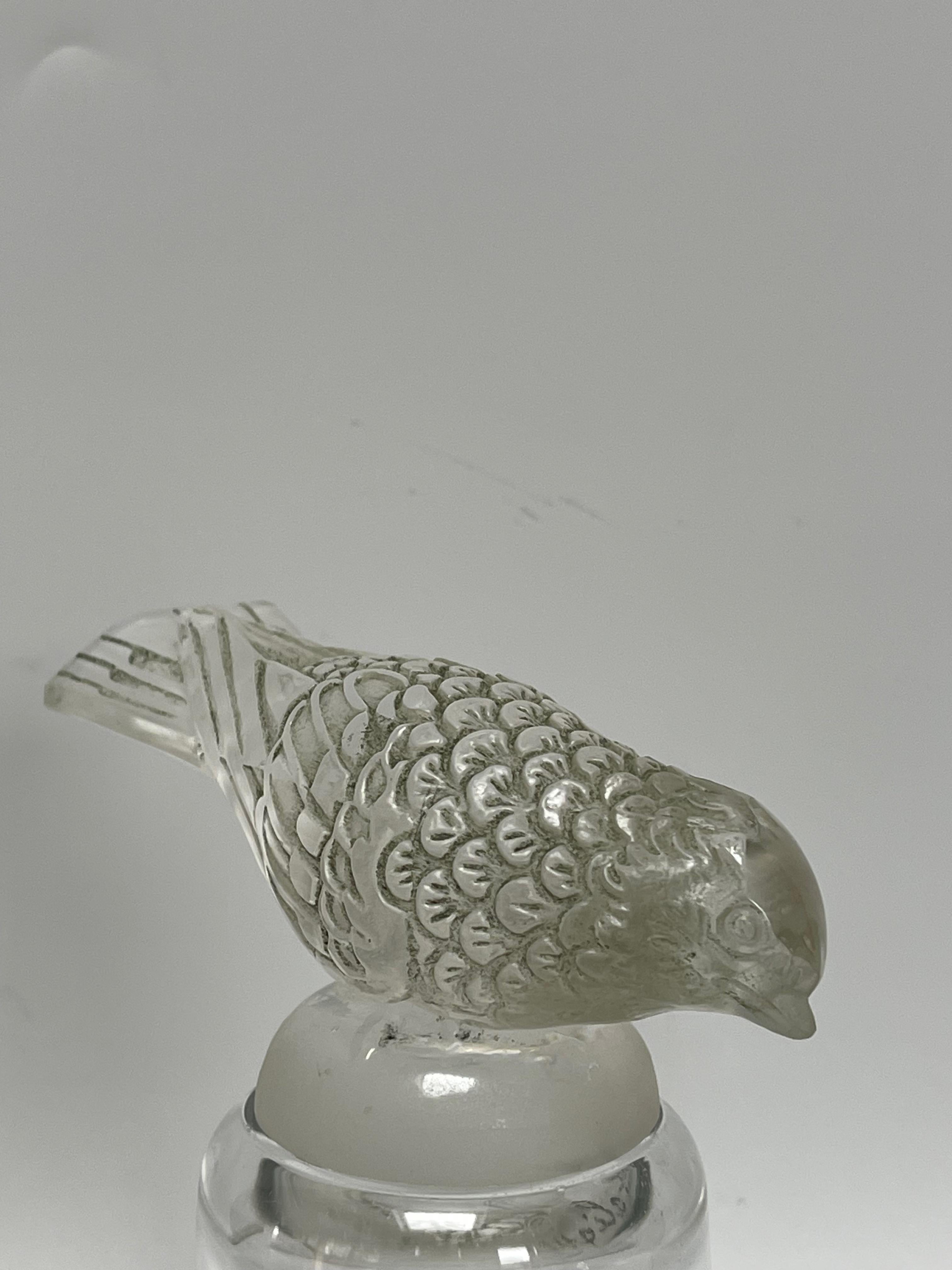 René Lalique Goldfinch Paperweight Created In 1931 For Sale 3