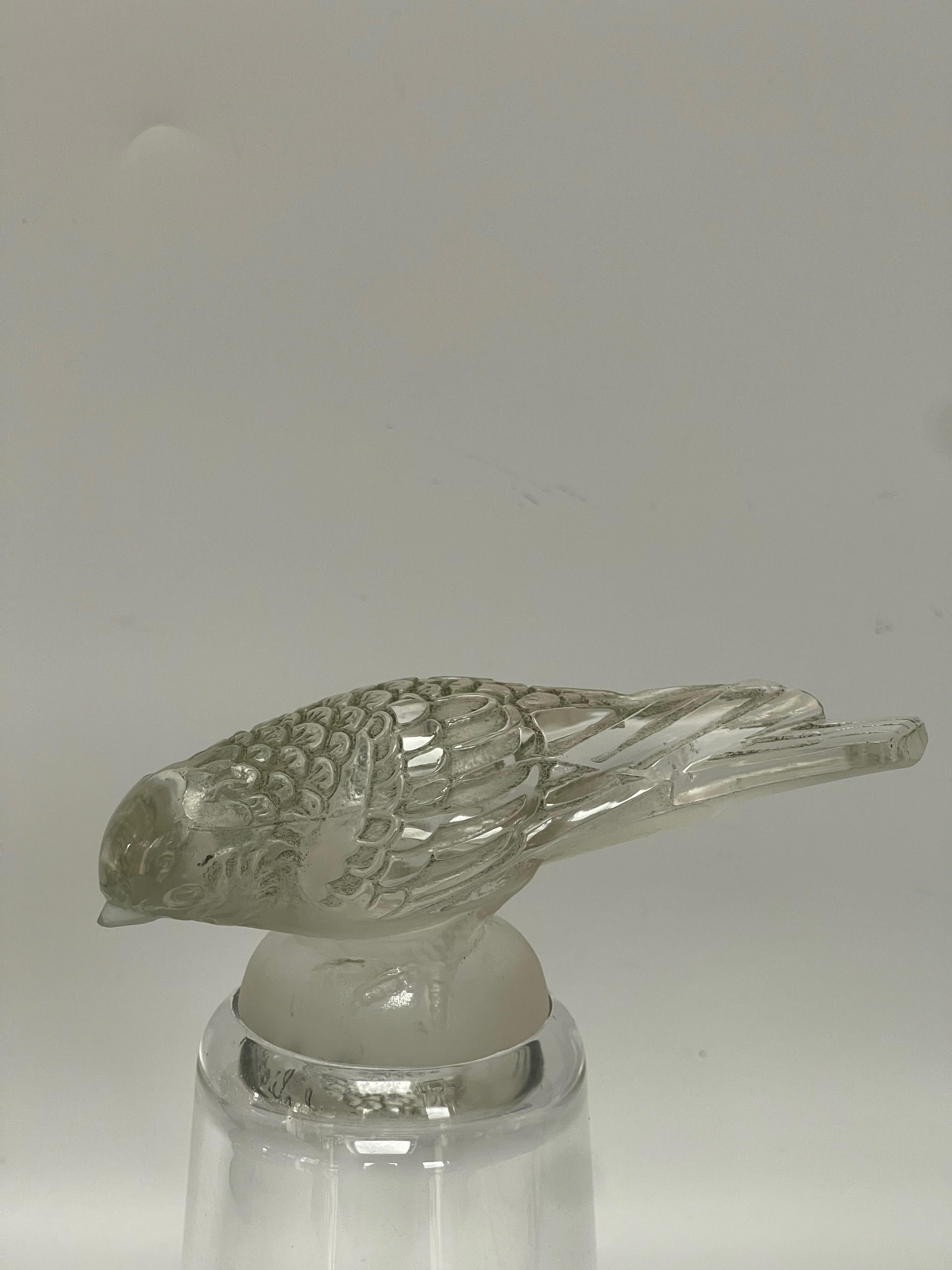 René Lalique Goldfinch Paperweight Created In 1931 For Sale 4