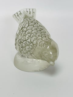 René Lalique Goldfinch Paperweight Created In 1931