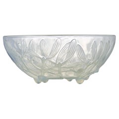 René Lalique Gui Opalescent Glass Bowl