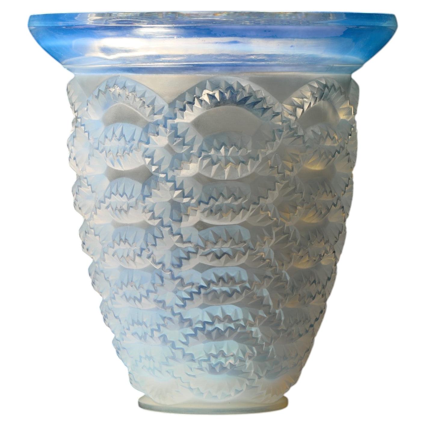 René Lalique Guirlandes Opalescent Vase Bowl