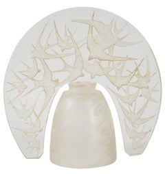 Rene Lalique "Hirondelles" Lamp Veilleuse