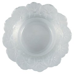 Rene Lalique, Honfleur bowl in art glass. 1960/70s.