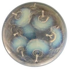 René Lalique - 'Houppes' Art Deco Opalescent Glass Powder Box