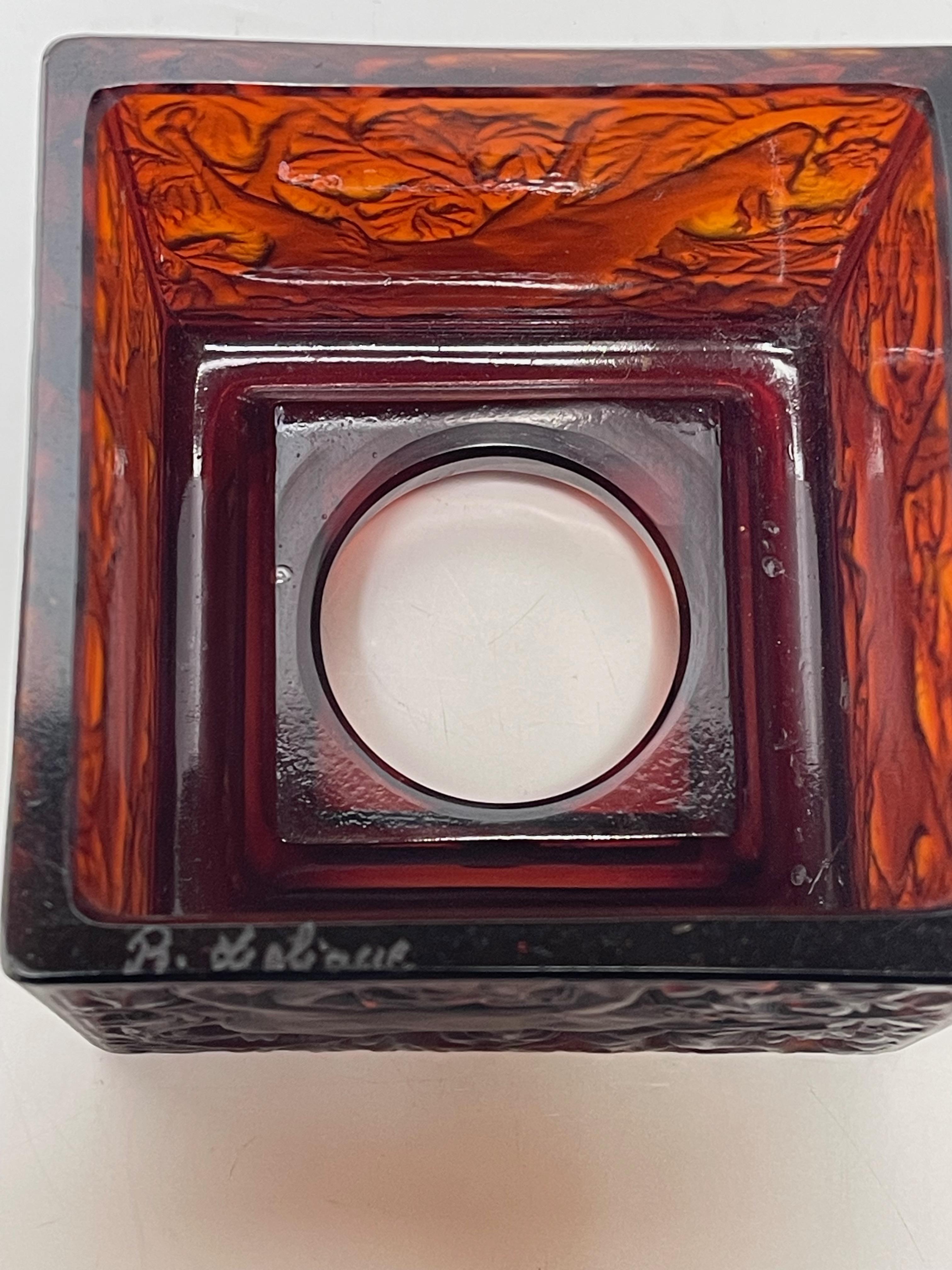 Francese Modello di calamaio da notte René Lalique con fa Creato nel 1913 in vendita