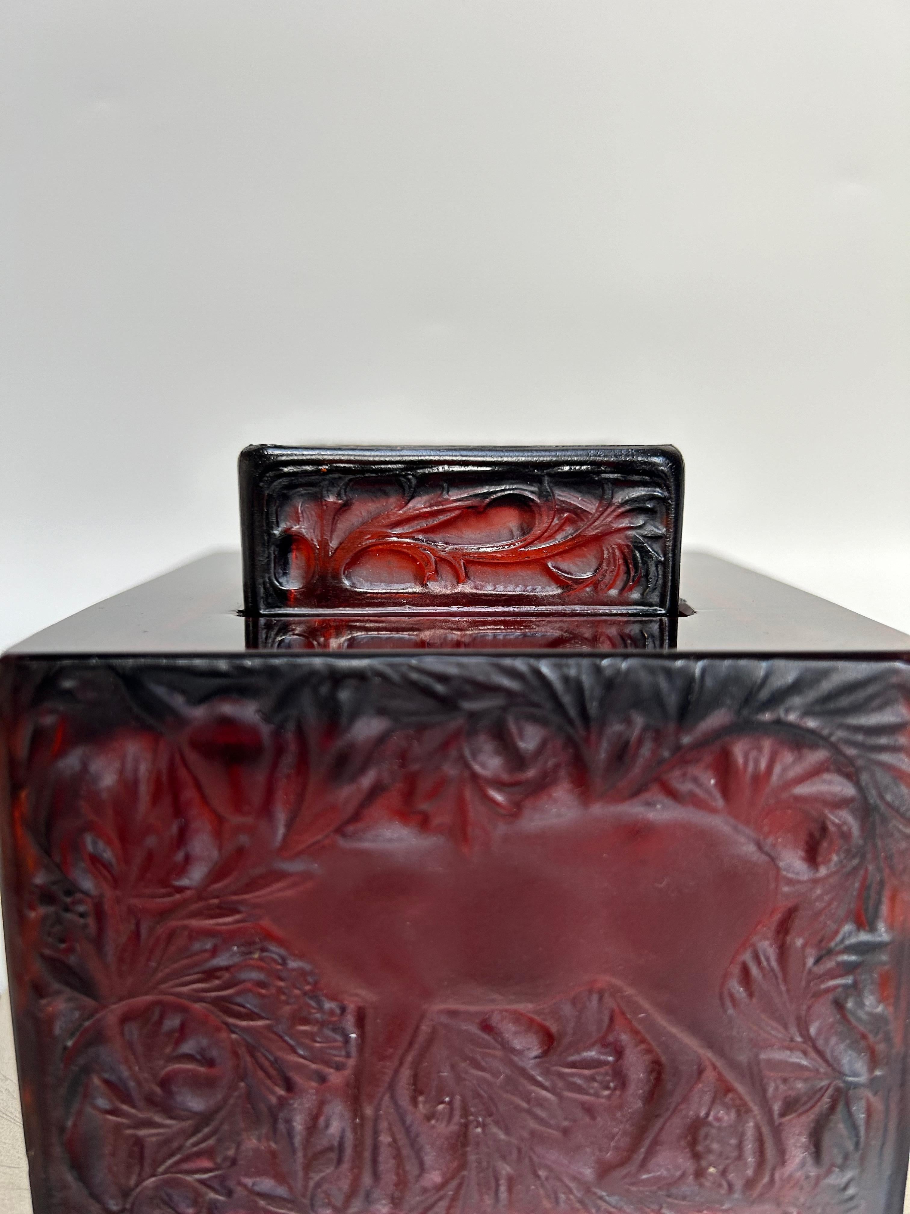 Stampato Modello di calamaio da notte René Lalique con fa Creato nel 1913 in vendita