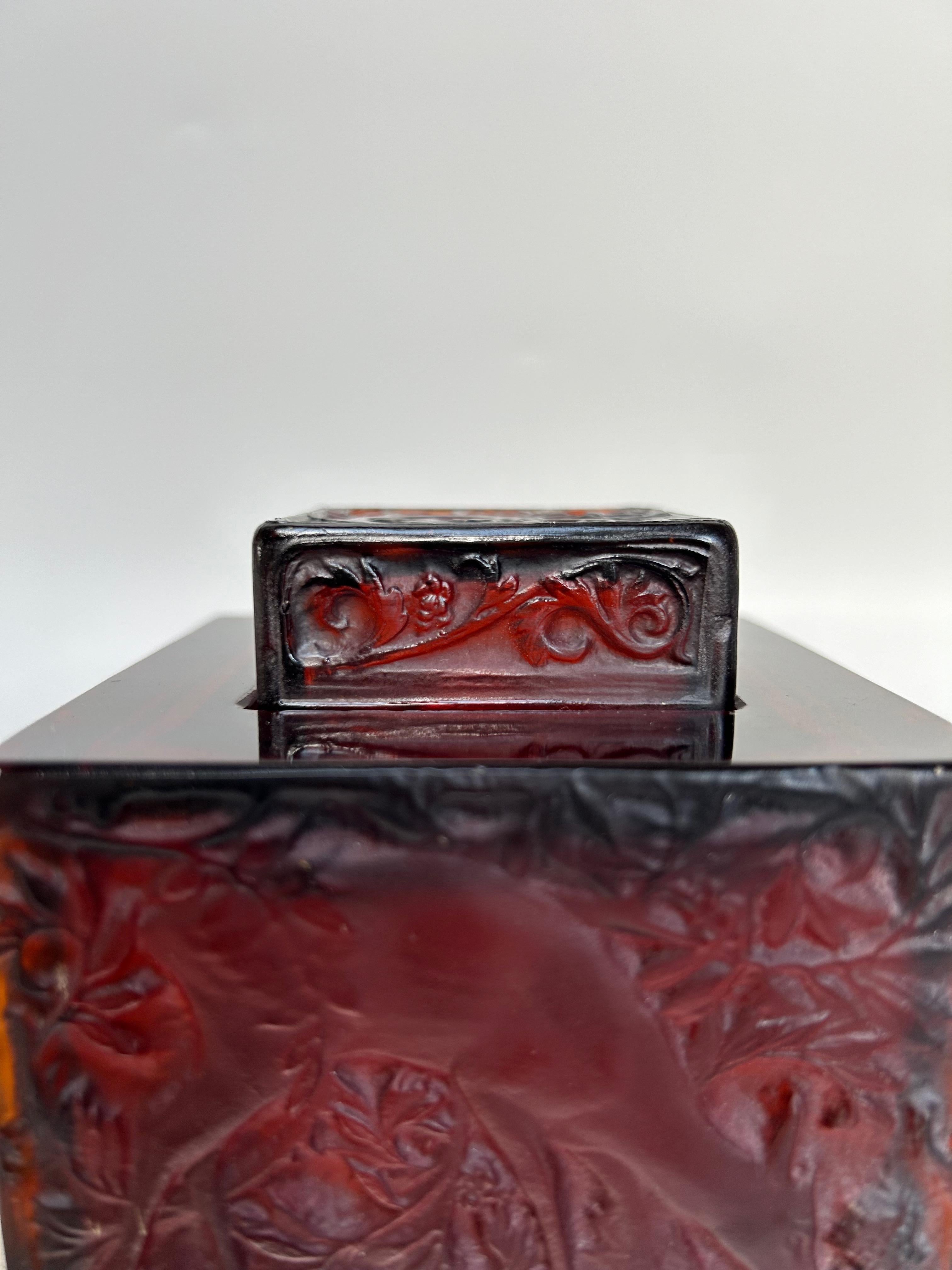 Inizio XX secolo Modello di calamaio da notte René Lalique con fa Creato nel 1913 in vendita