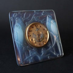 René Lalique 'Inseparables' Clock