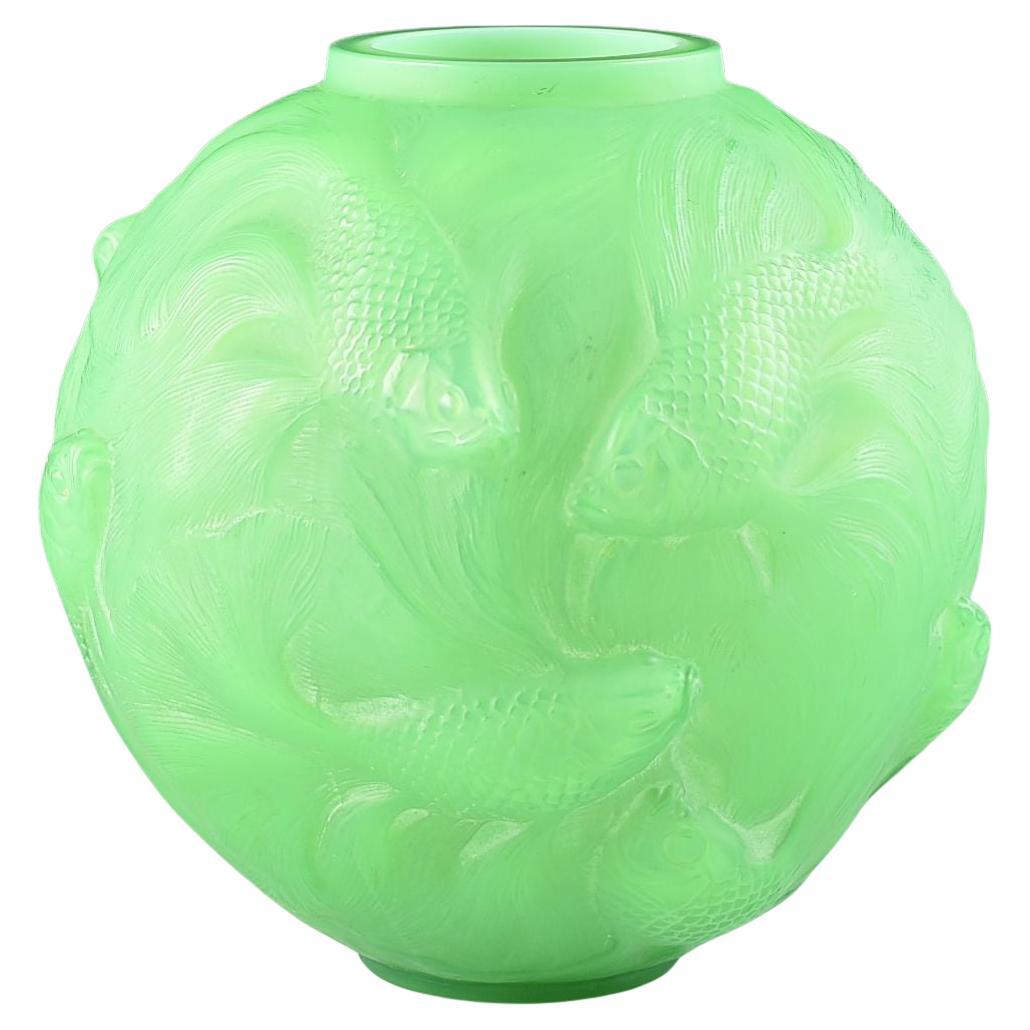 Lalique Greene & Greene Greene incassato Vaso di Formosa A.I.C. 1924