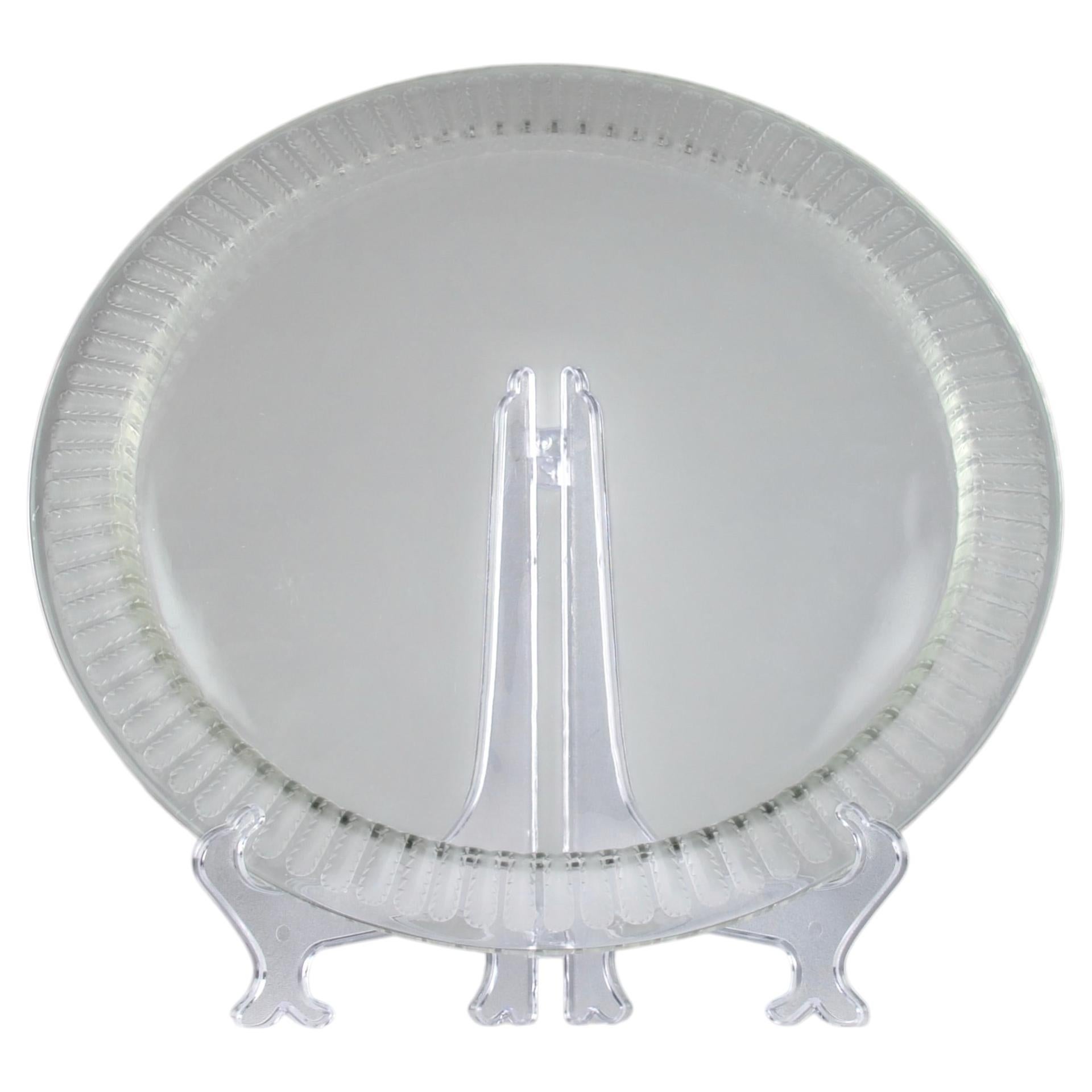 René Lalique "Jaffa" Service Platter — French Art Déco, 1930s
