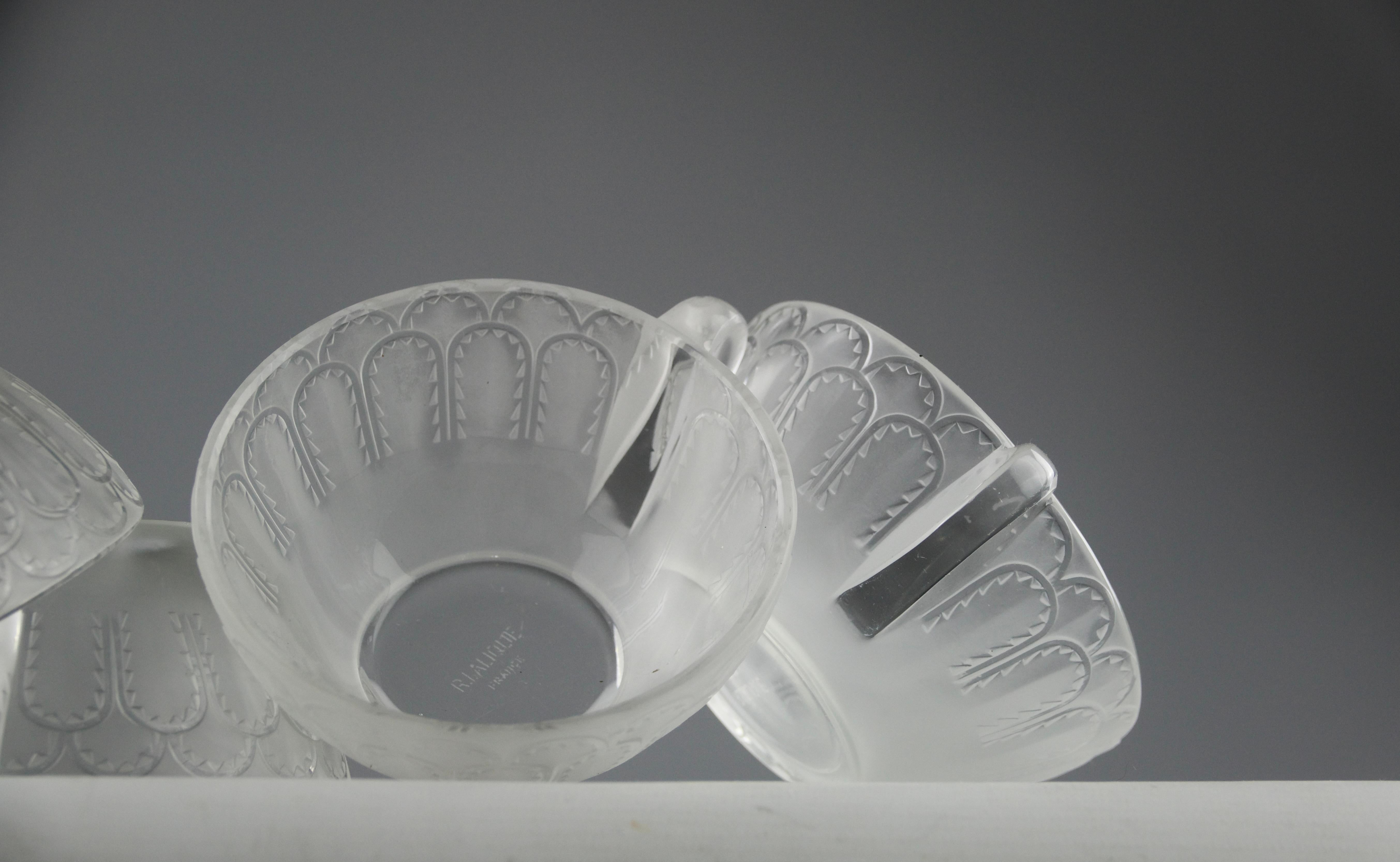 Cristal René Lalique, Service à thé/café 