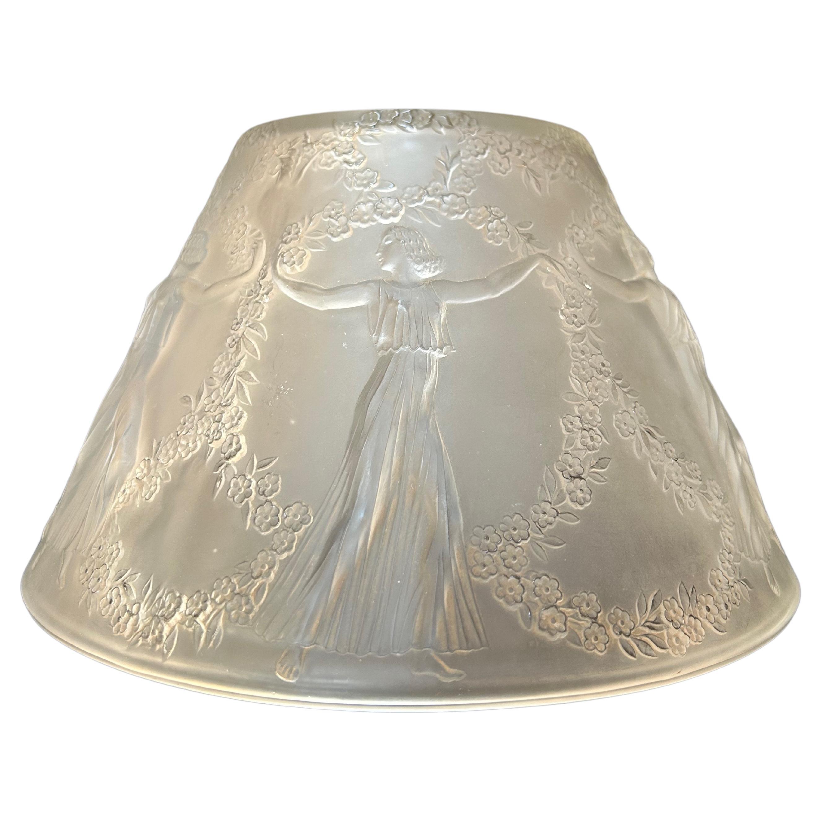 René Lalique Cache lampe 6 danseuses
