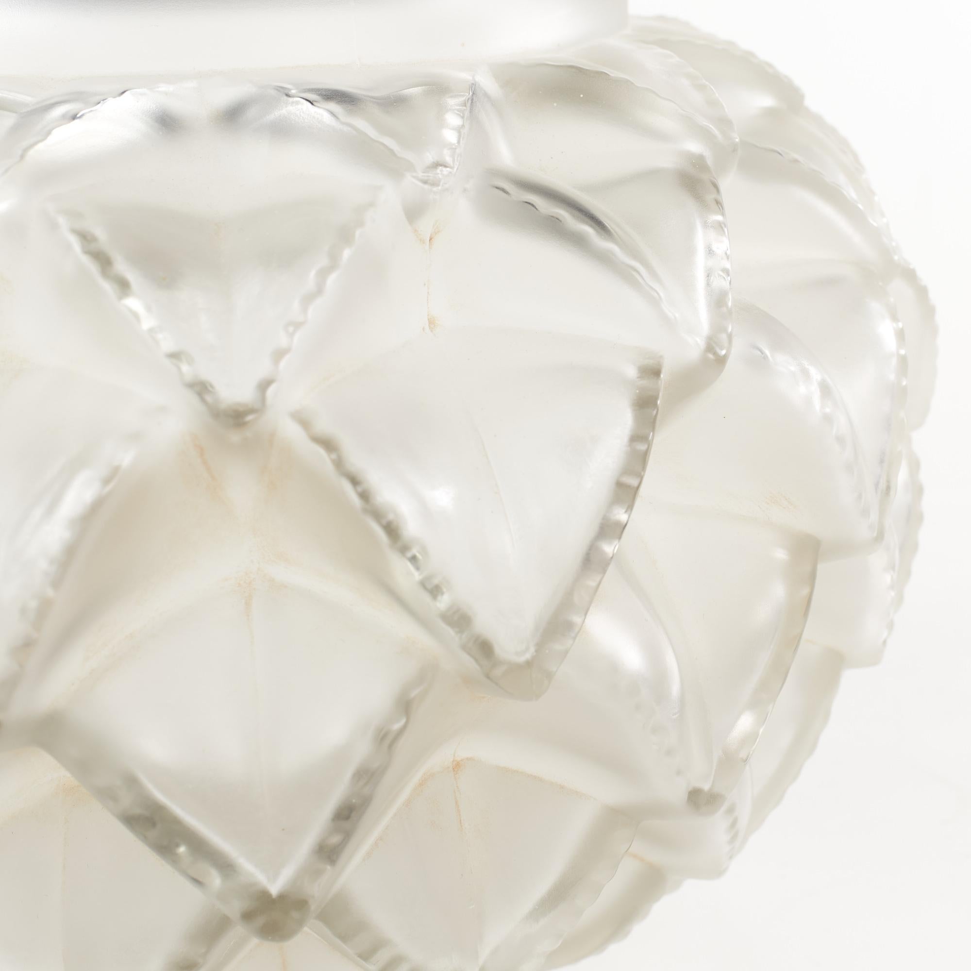 Vetro Vaso Languedoc di Rene Lalique in vendita