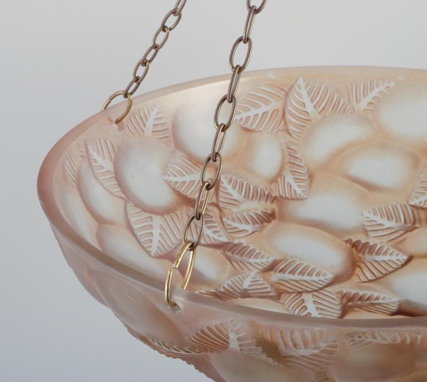 Vetro artistico Lampada a sospensione René Lalique 
