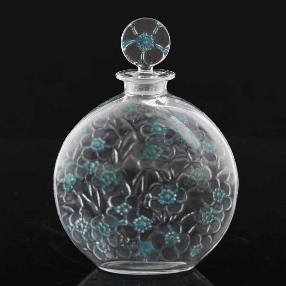 Art Deco Rene Lalique Le Lys Perfume Bottle Designed 1920